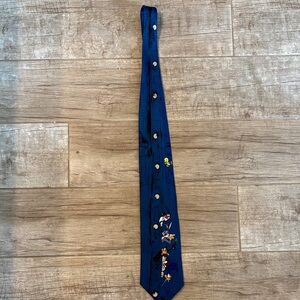 Looney Tunes Vintage 1990’s Blue Cartoon Character Tie